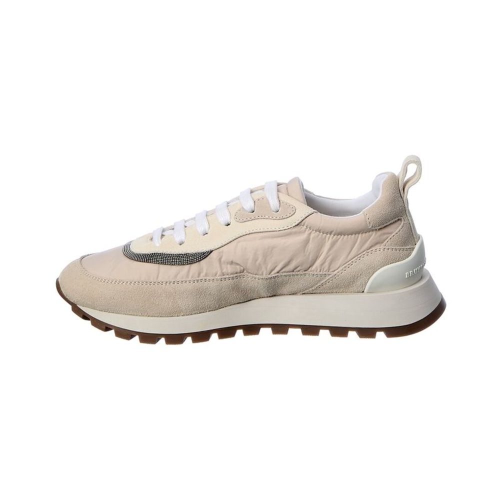 Brunello Cucinelli Runner Nylon & Suede Sneaker - Picture 2 of 5